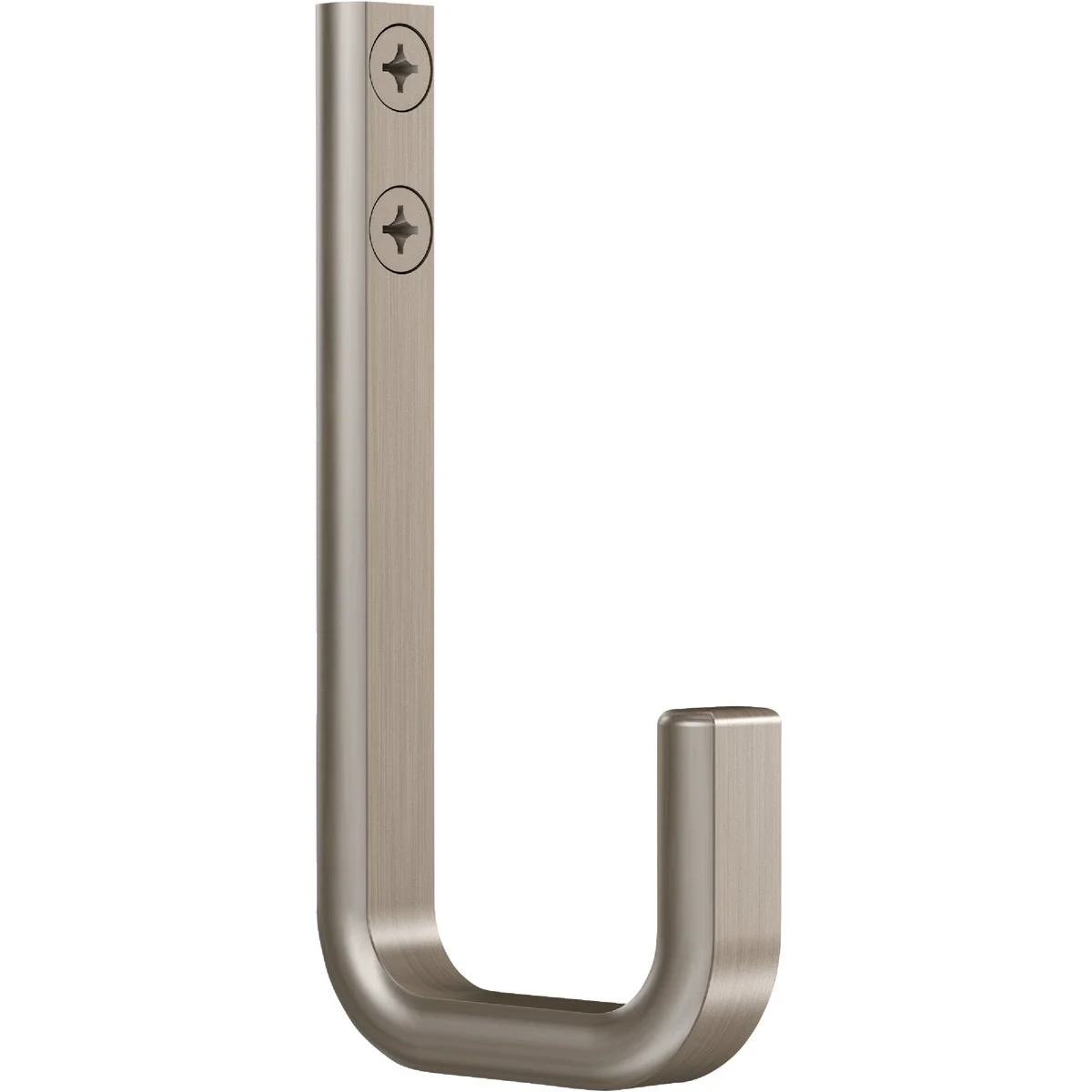 Detailed National Hardware 4 In. Satin Nickel Reed Modern Hook Flexible