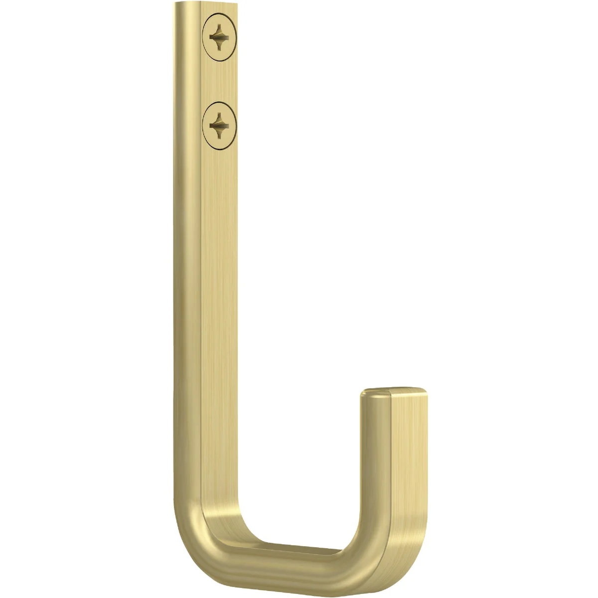 Efficient National Hardware 4 In. Brushed Gold Reed Modern Hook Exclusive
