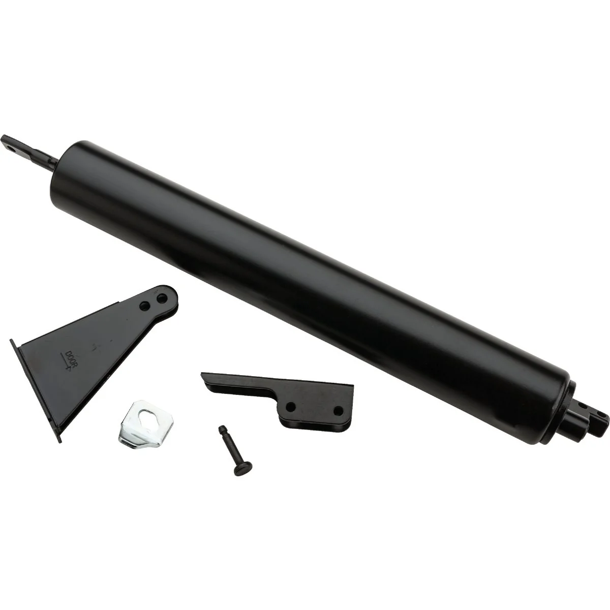 Outstanding National Black Heavy-Duty Pneumatic Screen Door Closer Smooth