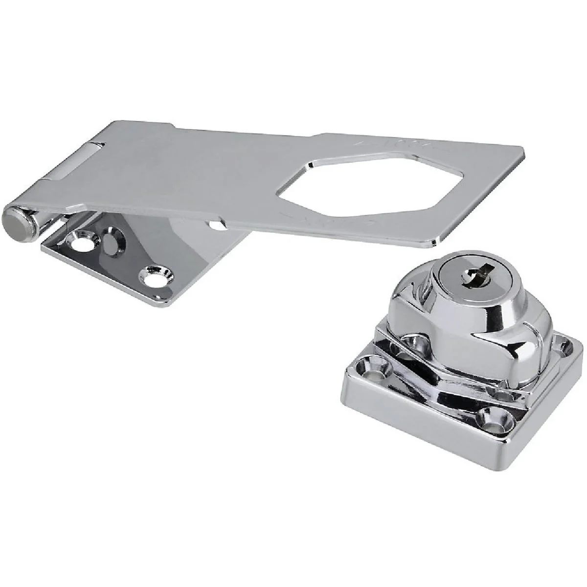 Practical National 4-1 2 In. Keyed Different Hasp Lock Secure