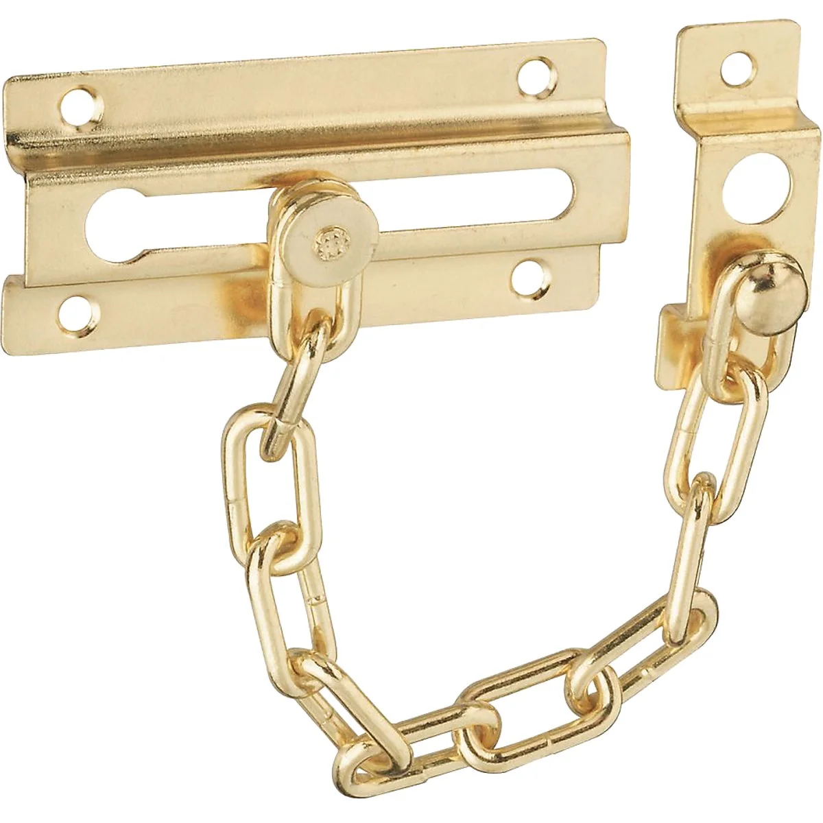 Durable National Brass Steel Chain Door Lock Natural