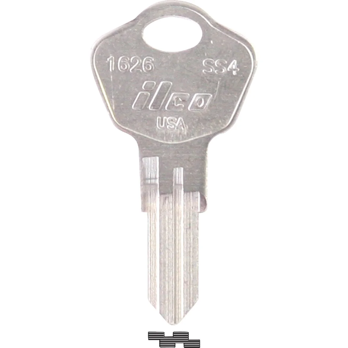 Casual ILCO Sentry Nickel Plated Safe Key SS4 10-Pack User-Friendly