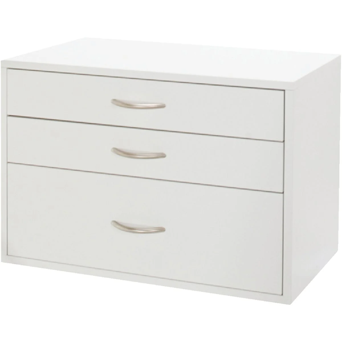 Reliable domRail 3-Drawer White Organization Box Fast