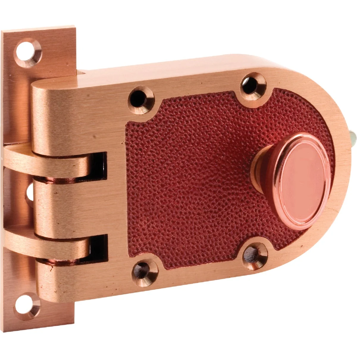 Authentic Defender Security Bronze Jimmy-Resistant Single Cylinder Deadlock Specialty