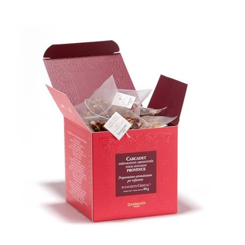 First-Class Satchets Carcadet Provence Tea Bags 20 Count Healthy