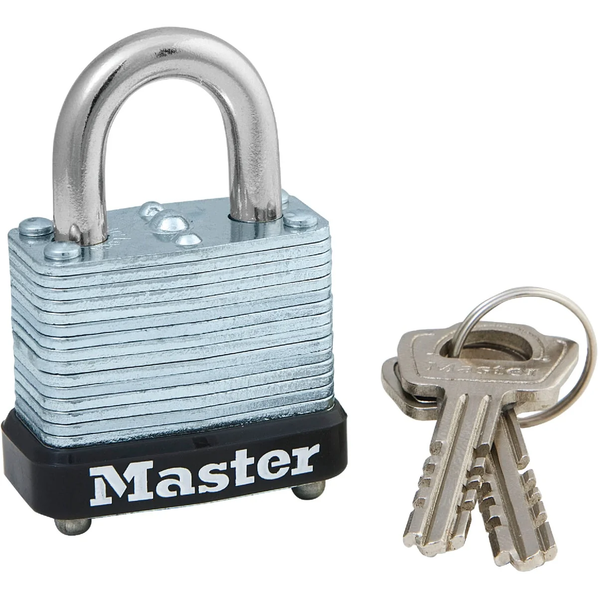 Traditional Master Lock 1-1 8 In. W. Locking Lever Warded Keyed Different Padlock Premium Material