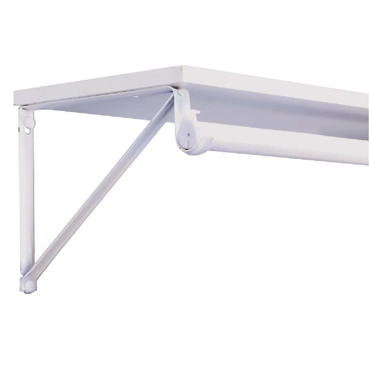 Sophisticated John Sterling Closet-Pro 10-3 4 In. H. x 12 In. D. Closet Shelf Rod Bracket White Outstanding