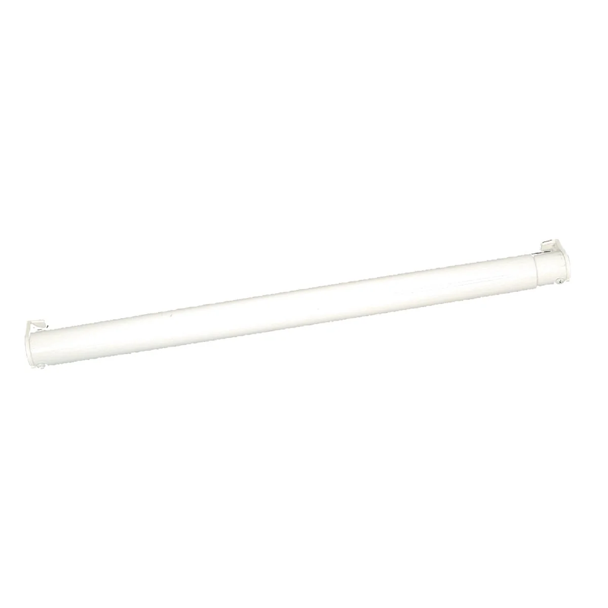 Official John Sterling Closet-Pro 72 In. to 120 In. x 1-1 4 In. Extra Heavy-Duty Adjustable Closet Rod White Contemporary