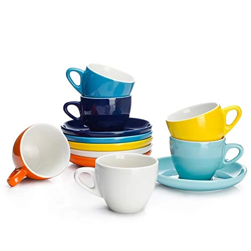 Effective Espresso Cups with Saucers 4 Count Easy-to-Use