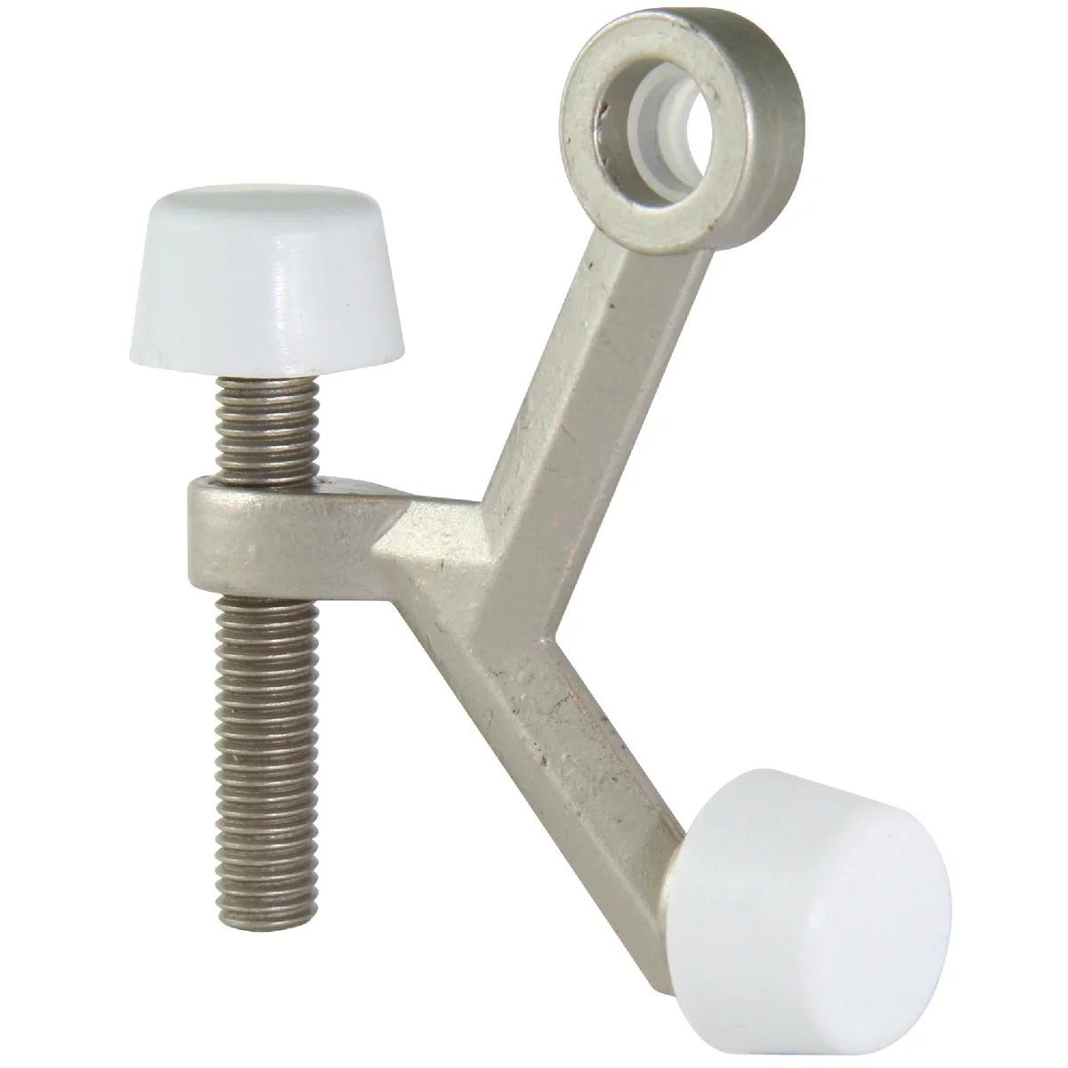 Consistent Ultra Hardware 3 In. Satin Nickel Hinge Pin Door Stop Convenient