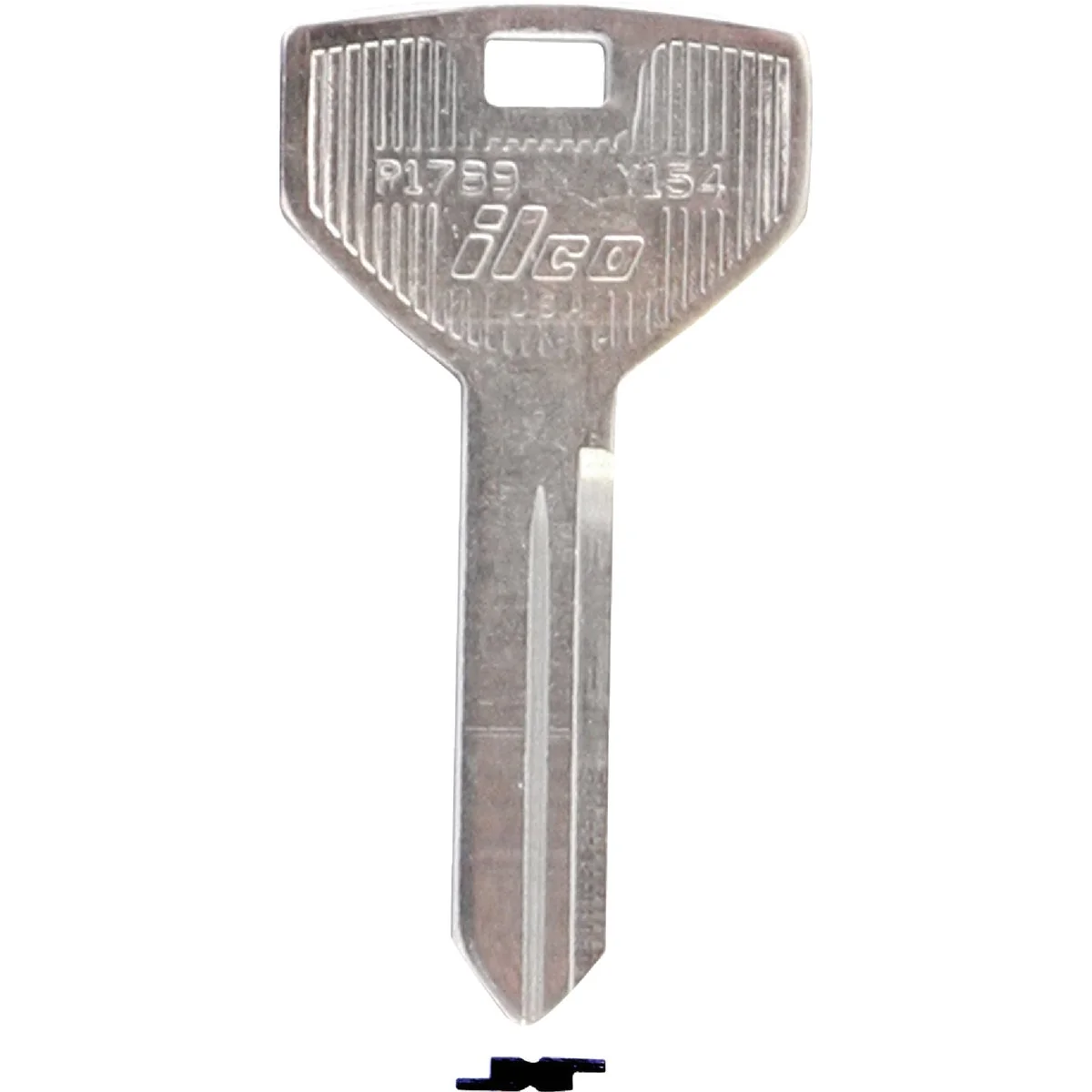 Reliable ILCO Chrysler Nickel Plated Automotive Key Y154 10-Pack Effective