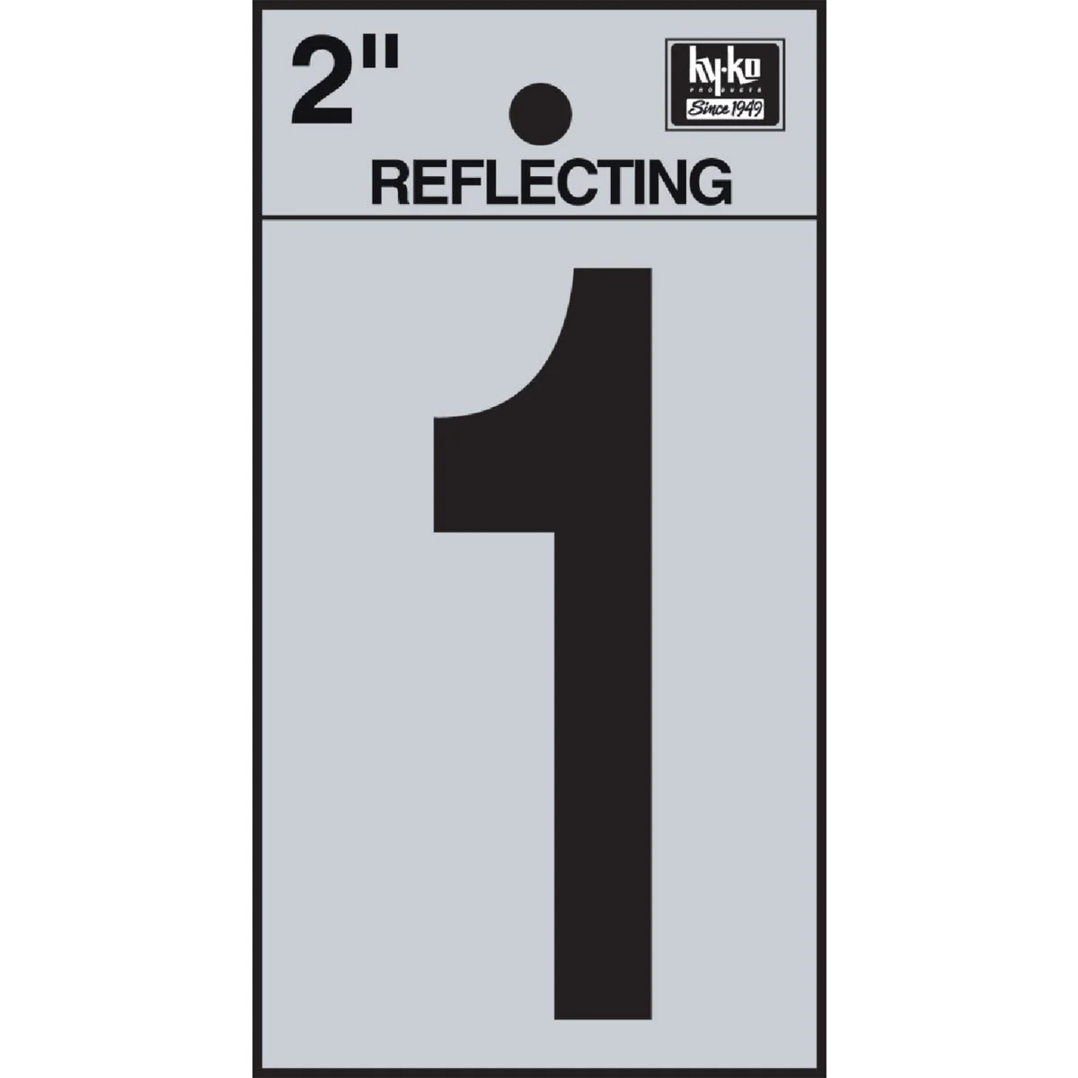 Outstanding Hy-Ko Vinyl 2 In. Reflective Adhesive Number One Luxury
