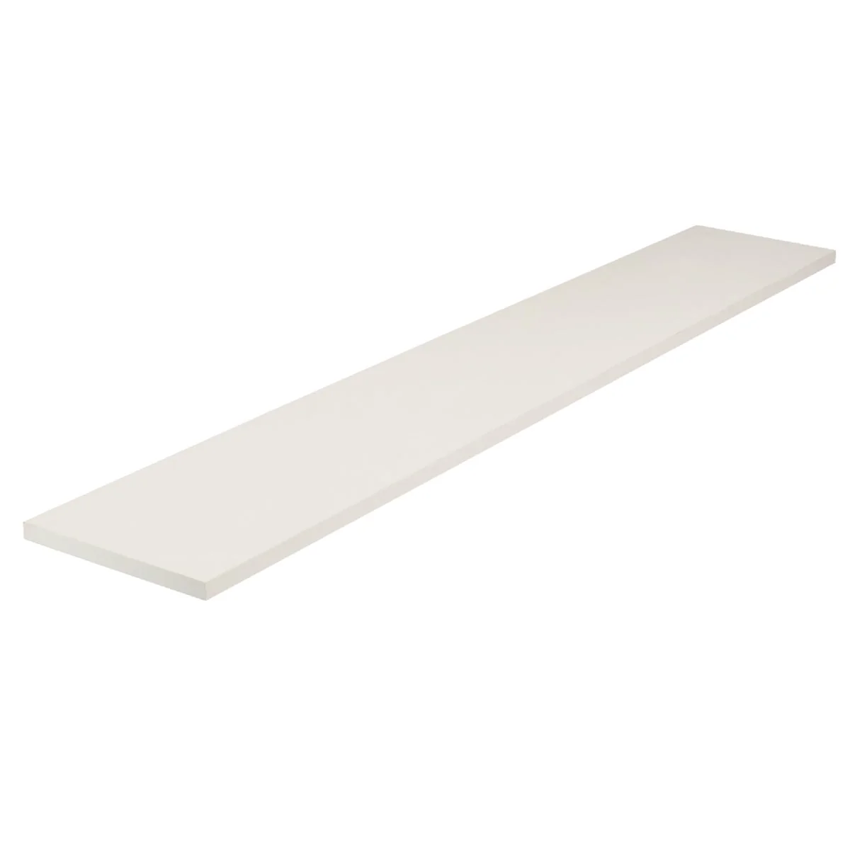 Solid Knape Vogt 8 In. x 48 In. White All-Purpose Shelf Dependable