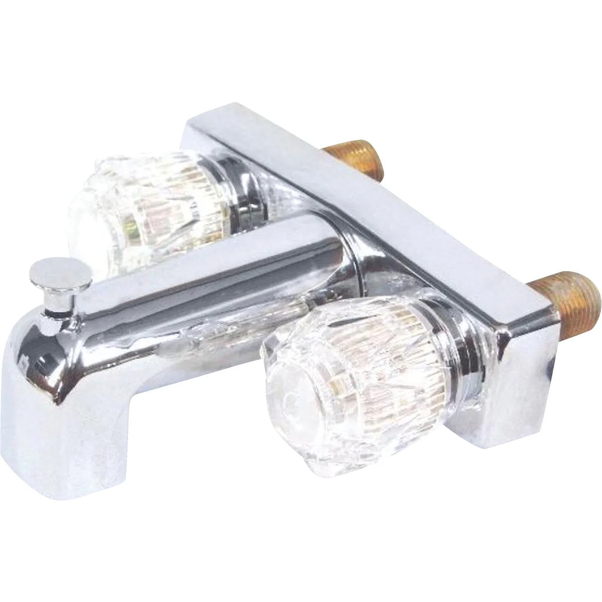 Authentic US Hardware Chrome Bath Faucet for Mobile Homes Fashionable