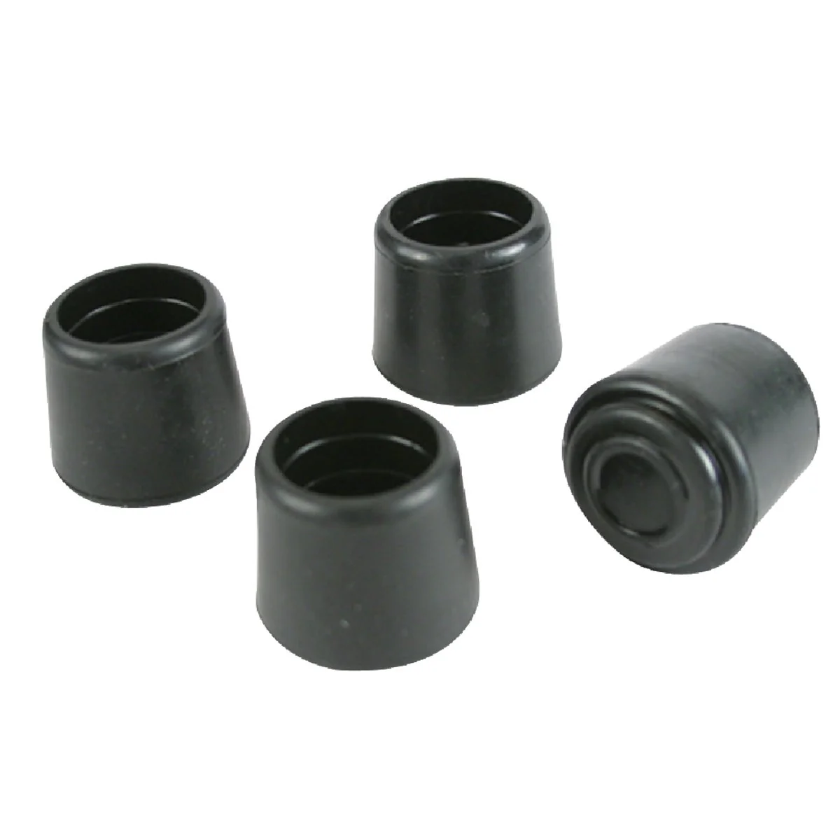 Breathable Sliders 1 In. Hi-Tip Rubber Furniture Leg Tip 4-Pack Easy-to-Use