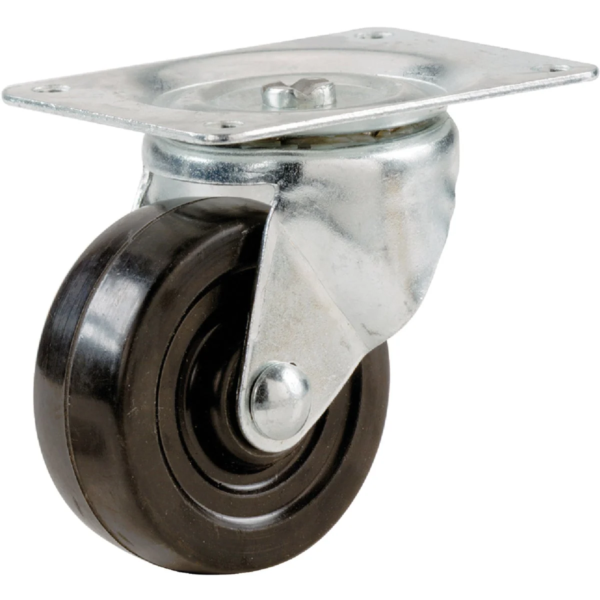 Reliable Shepherd 3 In. General-Duty Soft Rubber Swivel Plate Caster Trendy