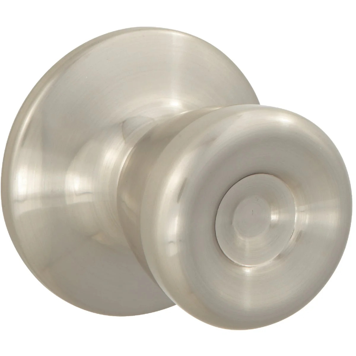 Soft Steel Pro Brush Nickel Hall Closet Door Knob Sophisticated