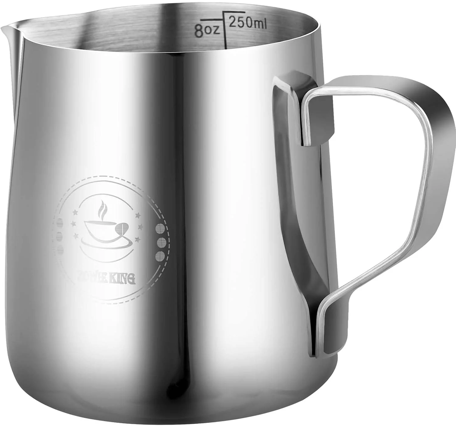 Modern 8oz Milk Frothing Pitcher Stainless Steel Espresso Steamer Frother Cup Eco-Friendly