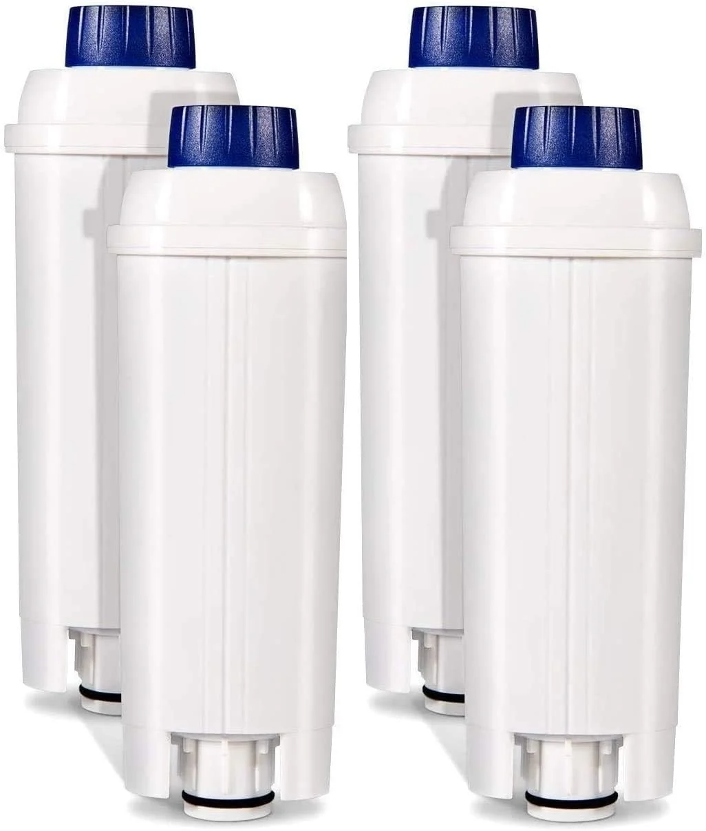 Relaxed 4 Pack Water Filter Compatible with De’Longhi Coffee Machine Compatible with ECAM ESAM ETAM BCO EC. Pack of 4 Reduces Limescale Chlorine Carefully Designed