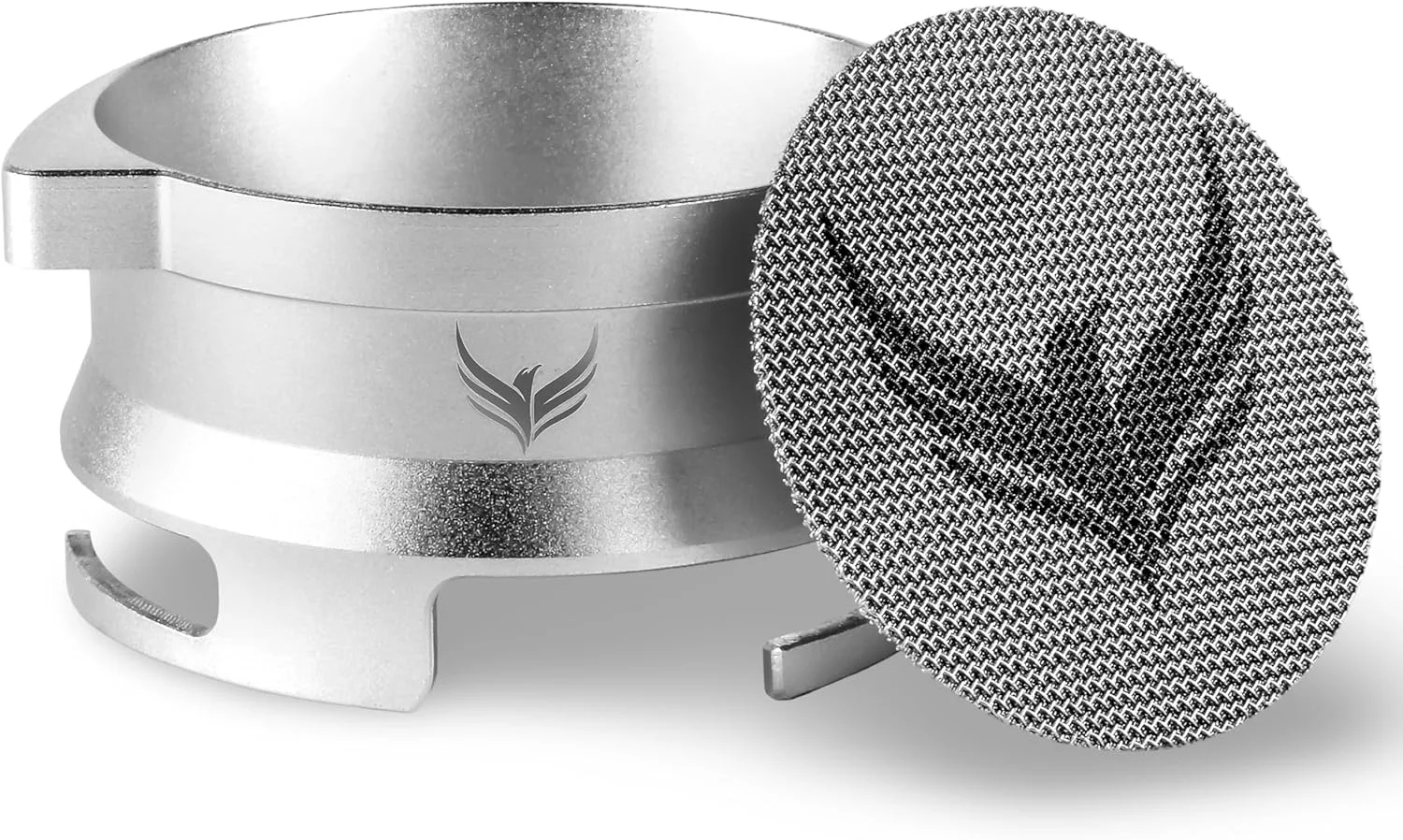 Stylish 54mm Dosing Funnel Espresso Puck Screen Set Knodos Grinder Trigger Portafilter Funnel and Filter Compatible with Breville 54mm Portafilters Eco-Friendly