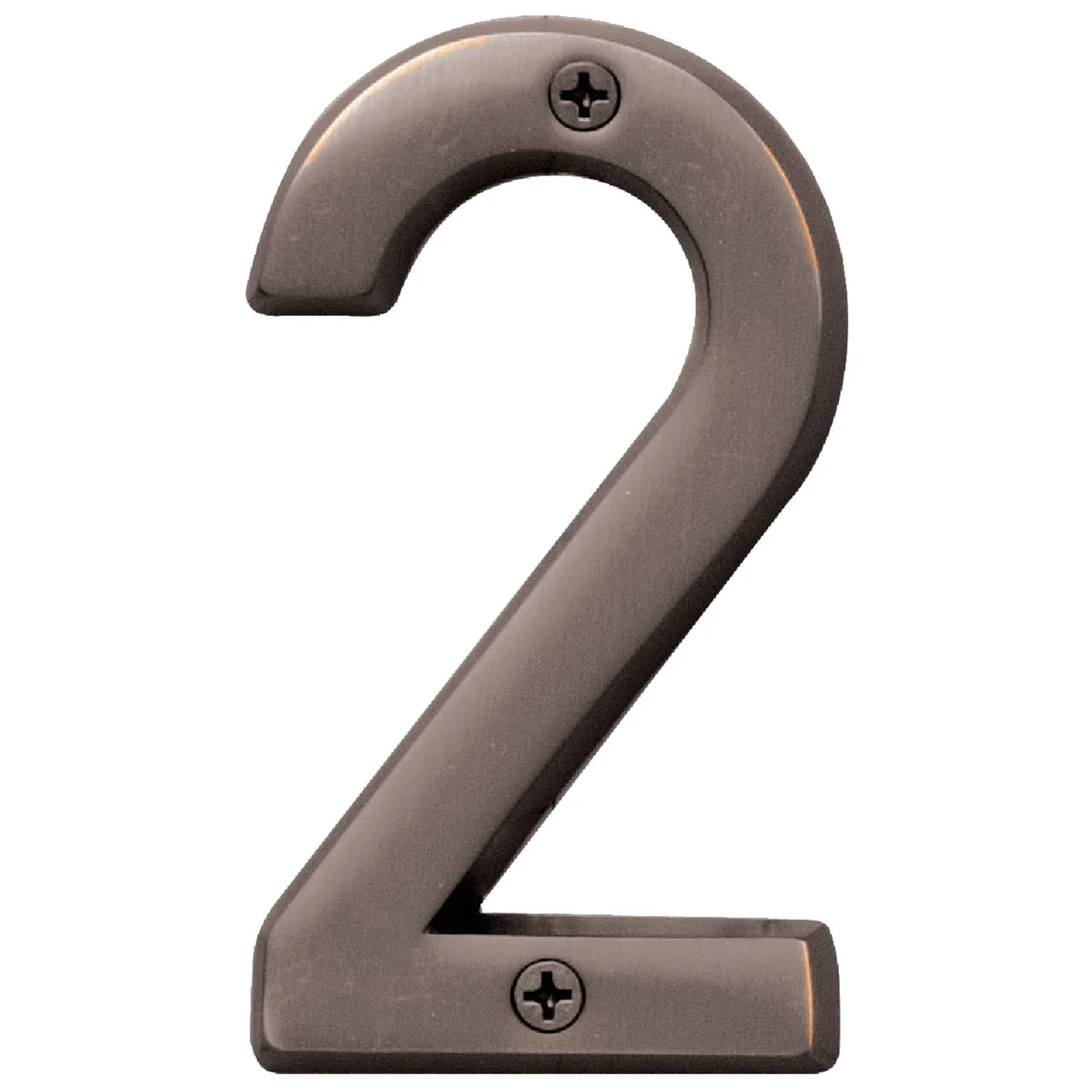 Efficient Hy-Ko Prestige Series 4 In. Oil Rubbed Bronze House Number Two Dependable