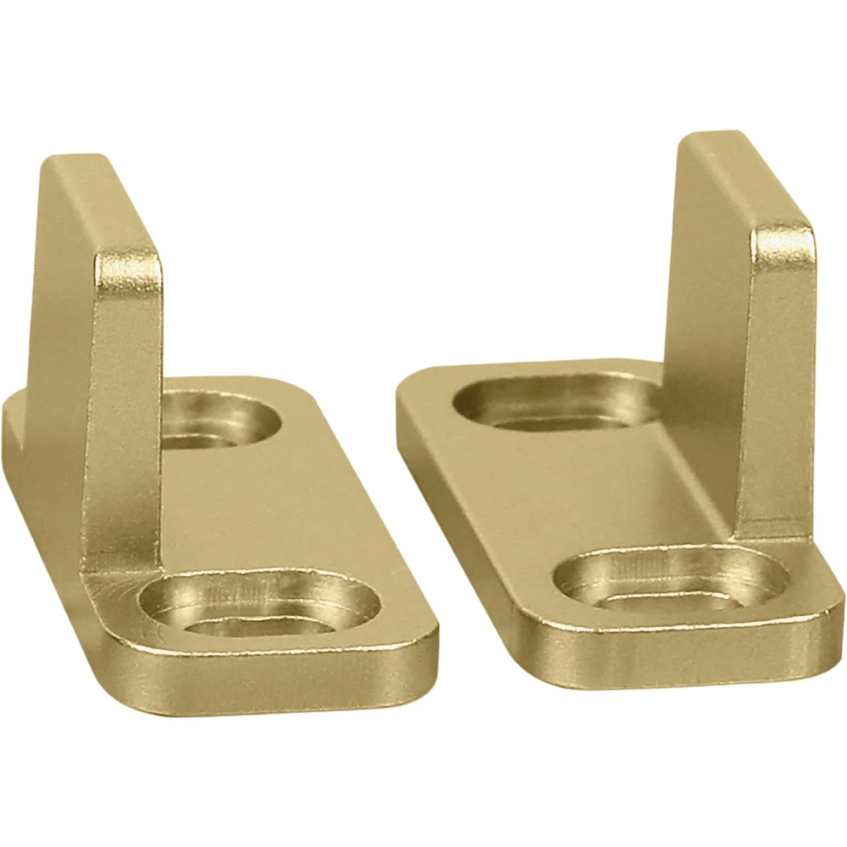 Premium Material National V1072 Brushed Gold Double Floor Guide Excellent