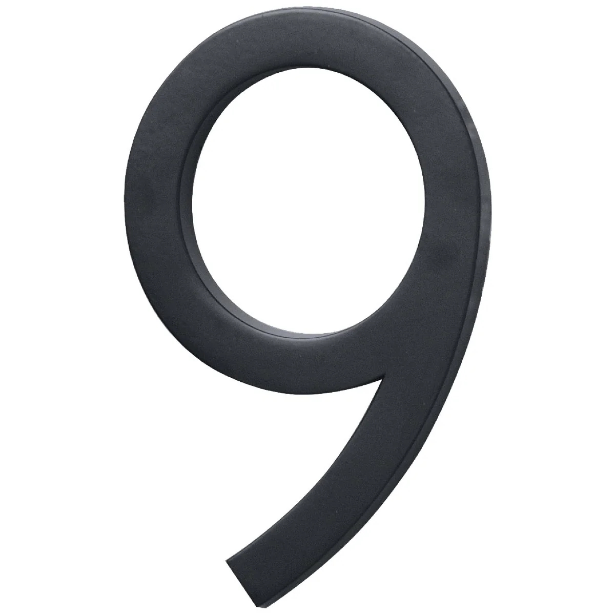 Trusted Hy-Ko Architectural Series 6 In. Satin Black House Number Nine Convenient