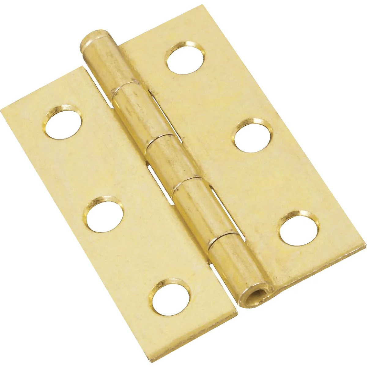 Lightweight National 2-1 2 In. Brass Loose-Pin Narrow Hinge 2-Pack Powerful
