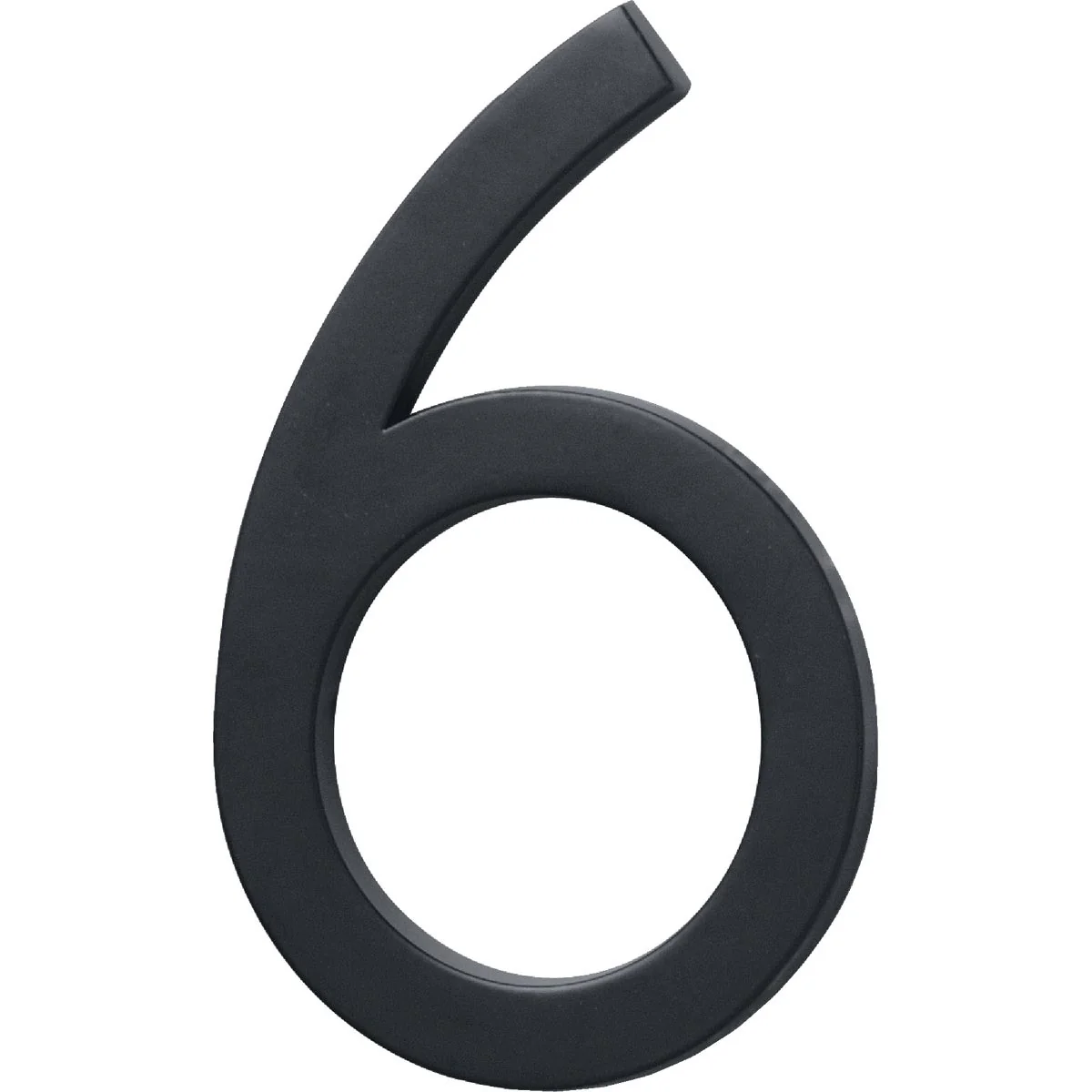 Top-Quality Hy-Ko Architectural Series 6 In. Satin Black House Number Six High-End