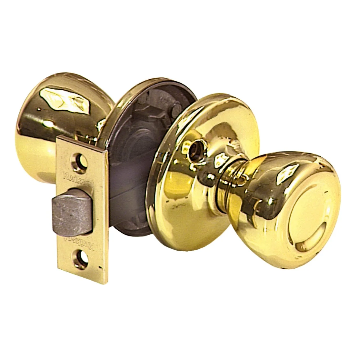 Professional Kwikset Tylo Polished Brass Hall Closet Door Knob Premium Material