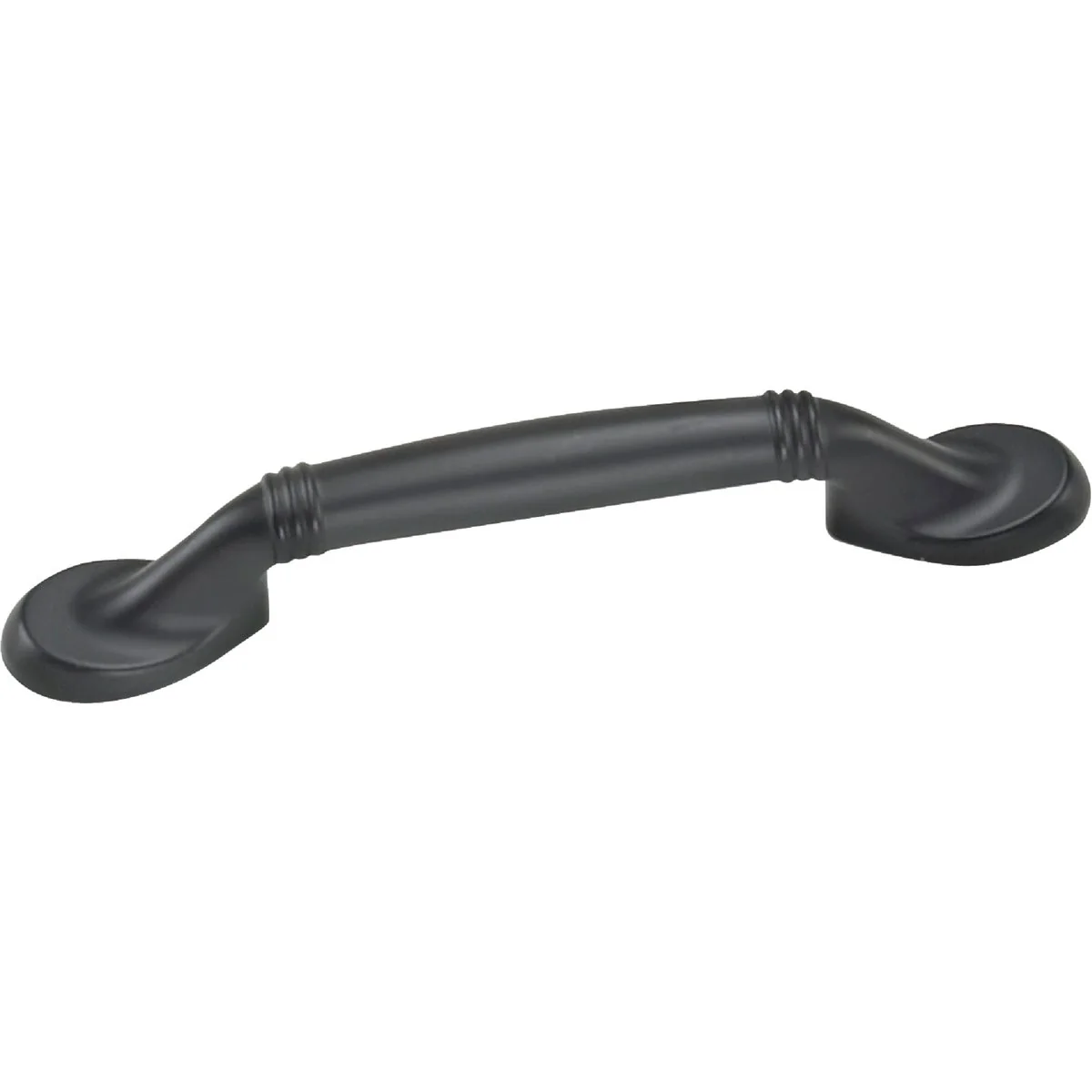 Recyclable Laurey Nantucket 3 In. Center-To-Center Black Matte Spoonfoot Cabinet Pull Consistent