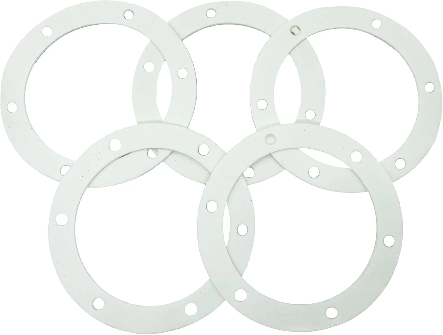 Solid 6 Pellet Stove White Blower Gasket Seal for 100s 2100J MAR60487 5 Pack Pellet Stove Blower Gasket White Seal Fits 100s 2100J MAR60487 Exhaust Fan Mount 5-Pack Durable Top-Quality