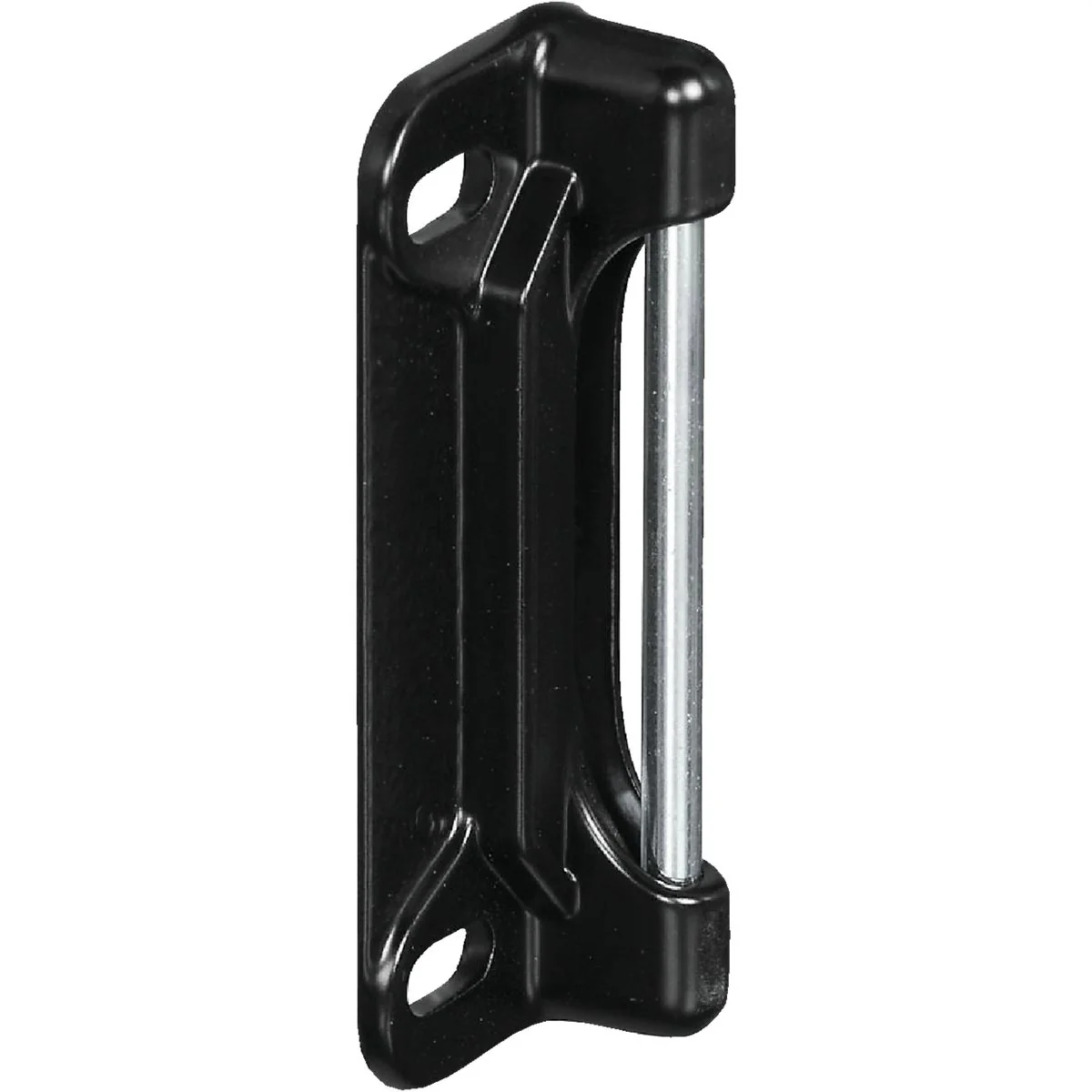 Crafted National Black Screen Door Strike Plate Easy-to-Use
