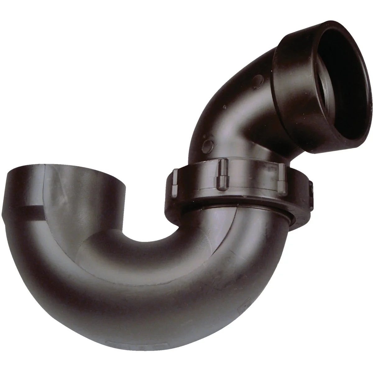 Consistent United States Hardware 1-1 2 x 1-1 2 Black ABS Plastic Bathtub P-Trap Fine Crafted