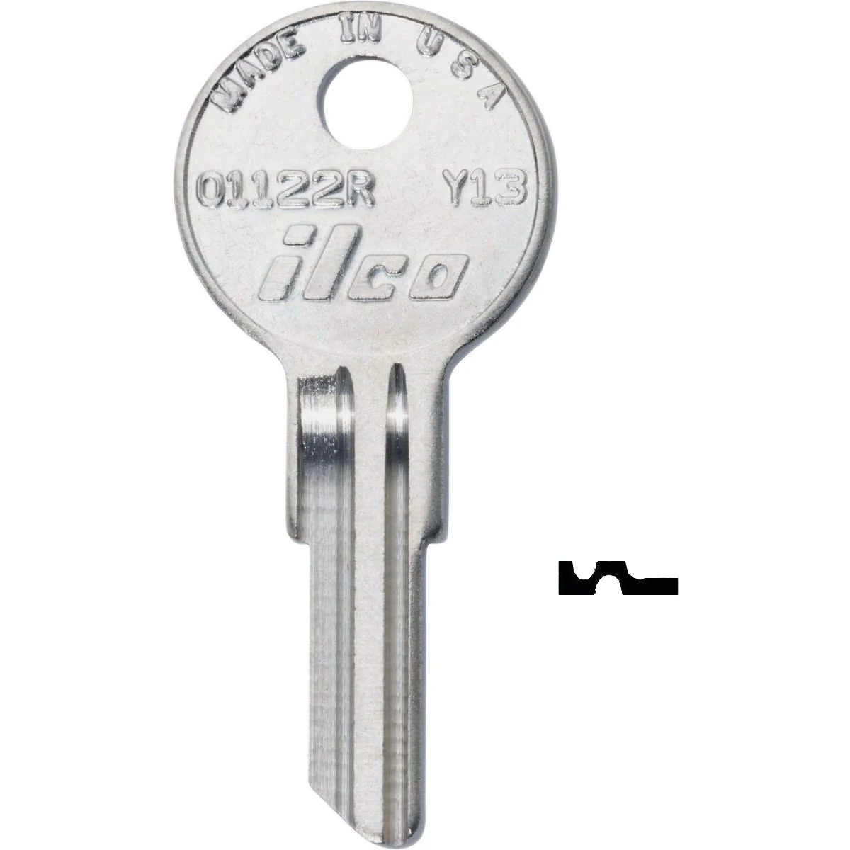 Enhanced ILCO Key Blank For Yale Lockset 10-Pack Relaxed