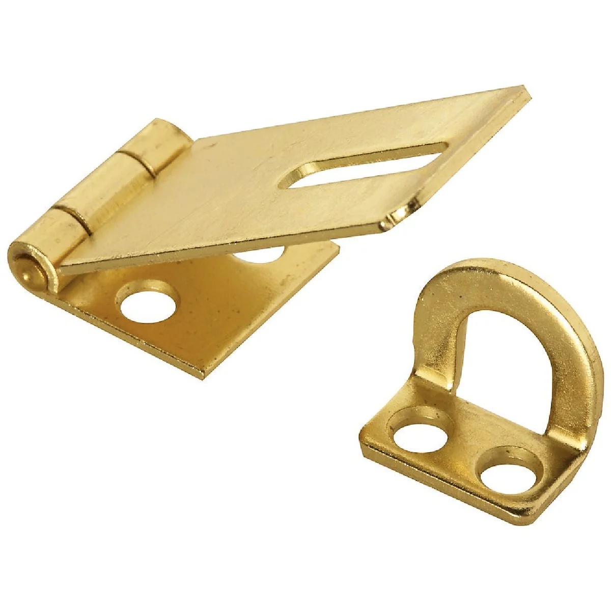 Clean National 1-3 4 In. Brass Non-Swivel Safety Hasp Elegant