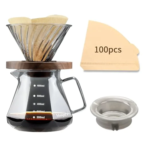 Recyclable Pour Over Coffee Maker Enhanced
