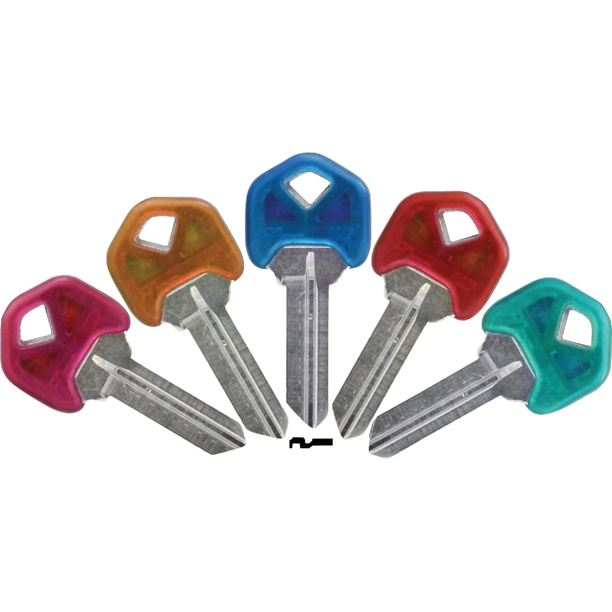 Exclusive ILCO Kwikset Assorted Design Decorative House Key KW1PC 5-Pack Genuine