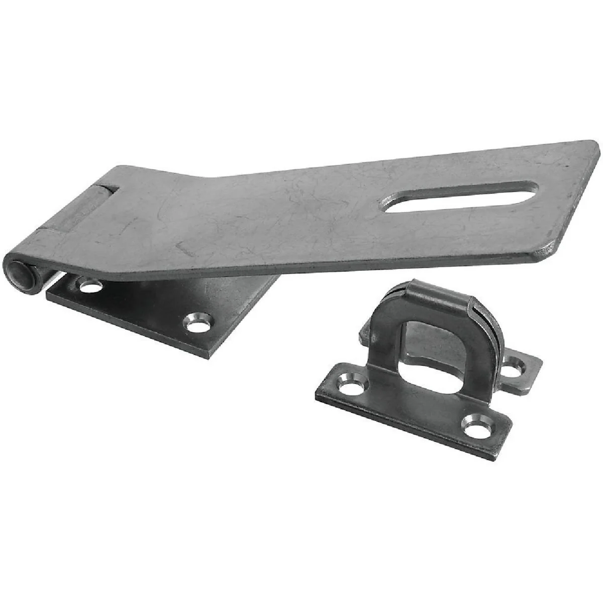Durable National 7 In. Zinc Non-Swivel Safety Hasp Crafted