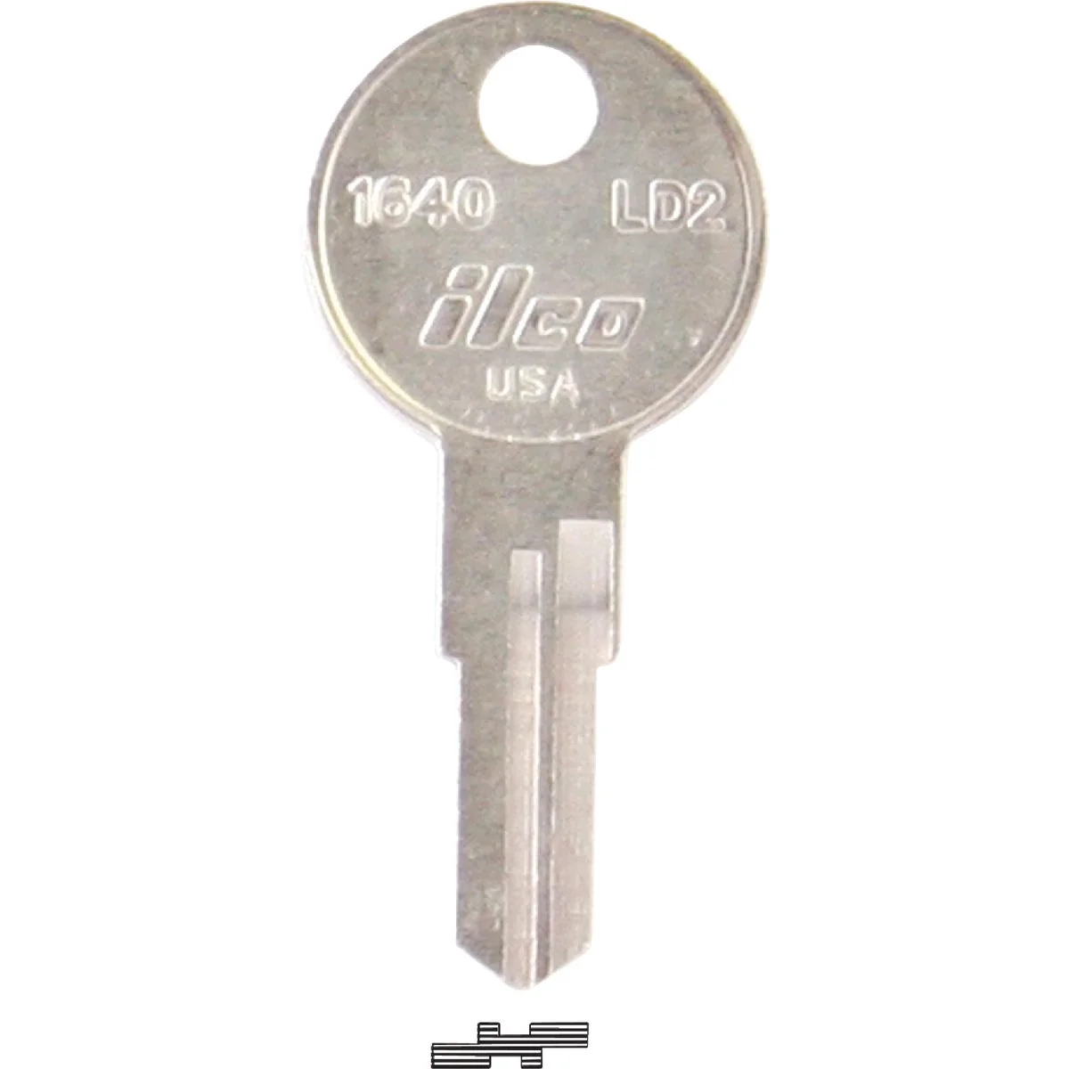 Trendy ILCO Larson Nickel Plated Storm Door Key LD2 10-Pack Elite