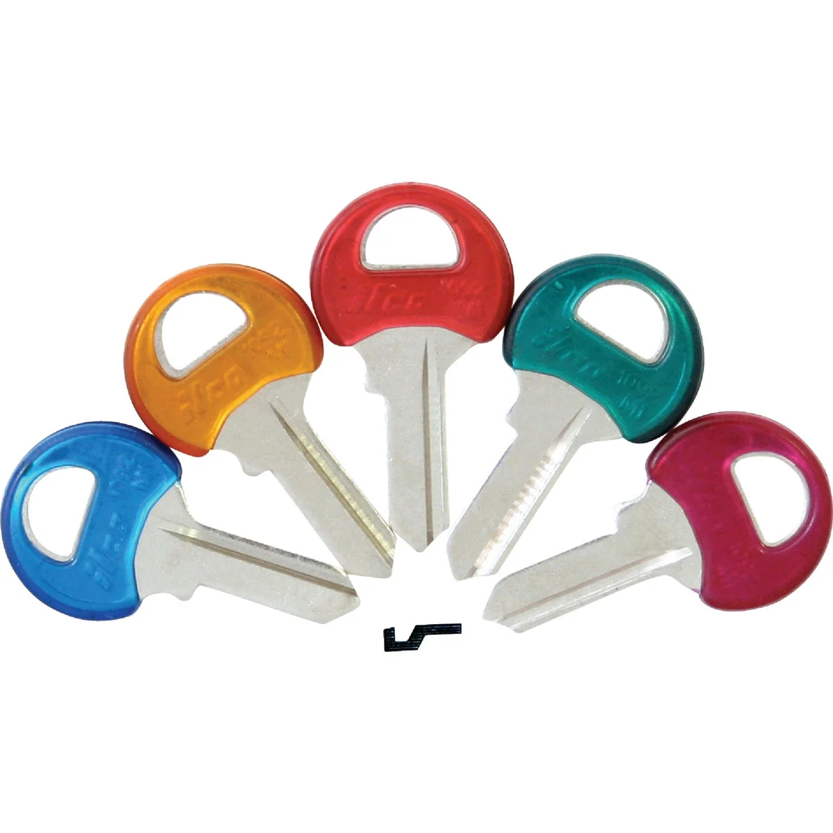 Exclusive ILCO Master Assorted Colors Coated Padlock Key M1PC 5-Pack Crafted