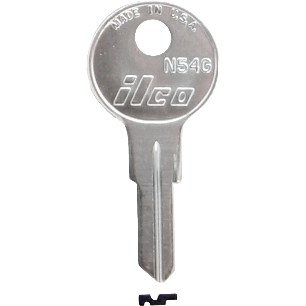 Long-Lasting ILCO Nickel Plated Cam Lock Key 10-Pack Crafted