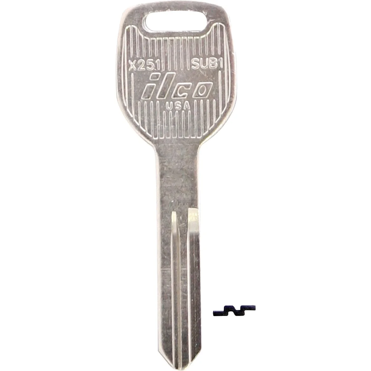 Durable ILCO Subaru Nickel Plated Automotive Key SUB1 10-Pack High-End