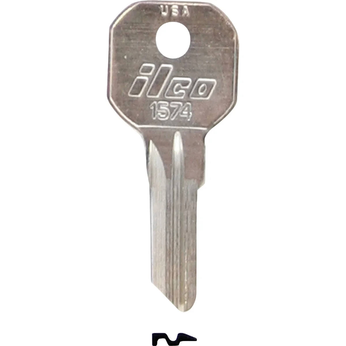 Trusted ILCO Hurd Nickel Plated Gas Cap Key 10-Pack Elegant