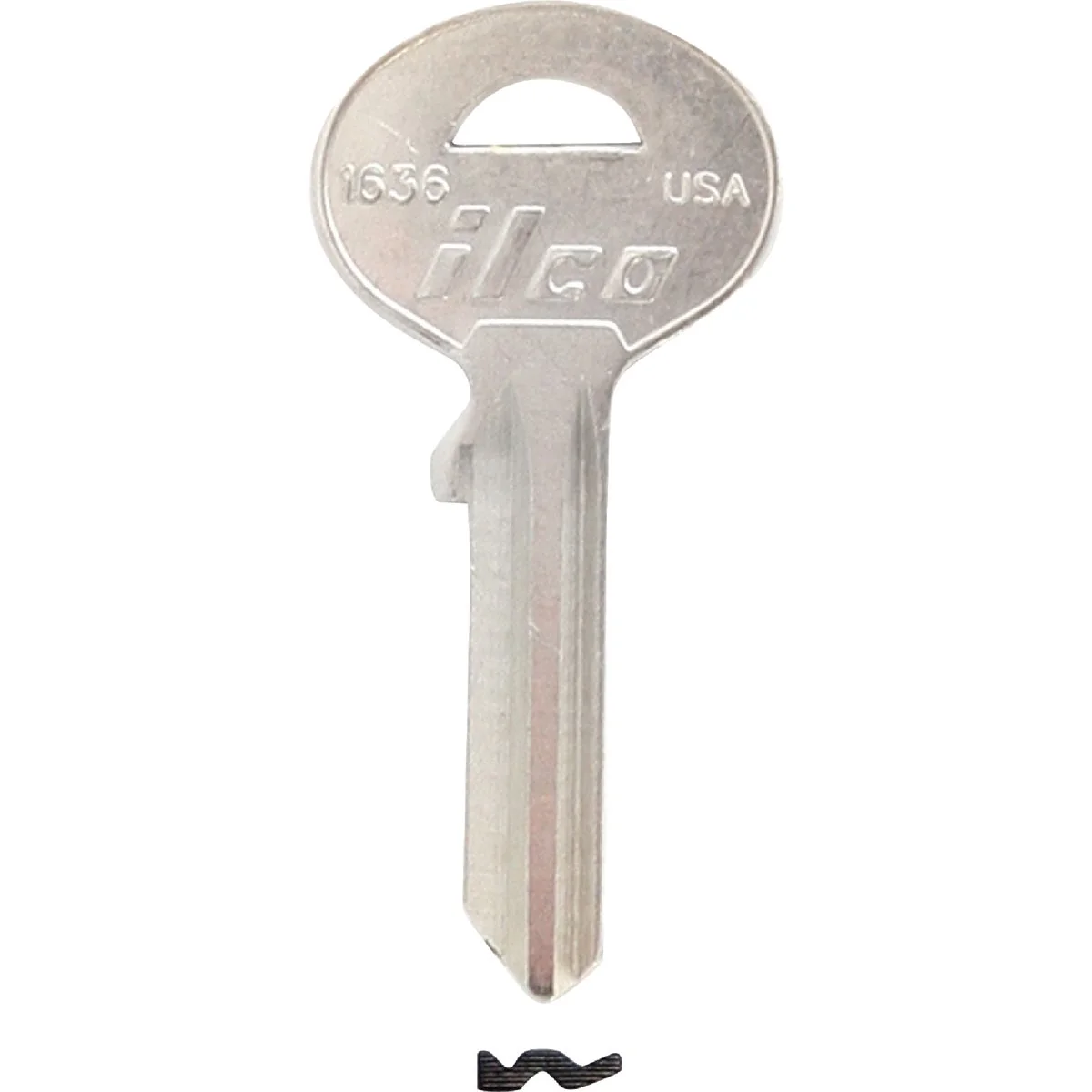 Flexible ILCO SUN WILSON Nickel Plated Safe Key 1636 5-Pack Excellent