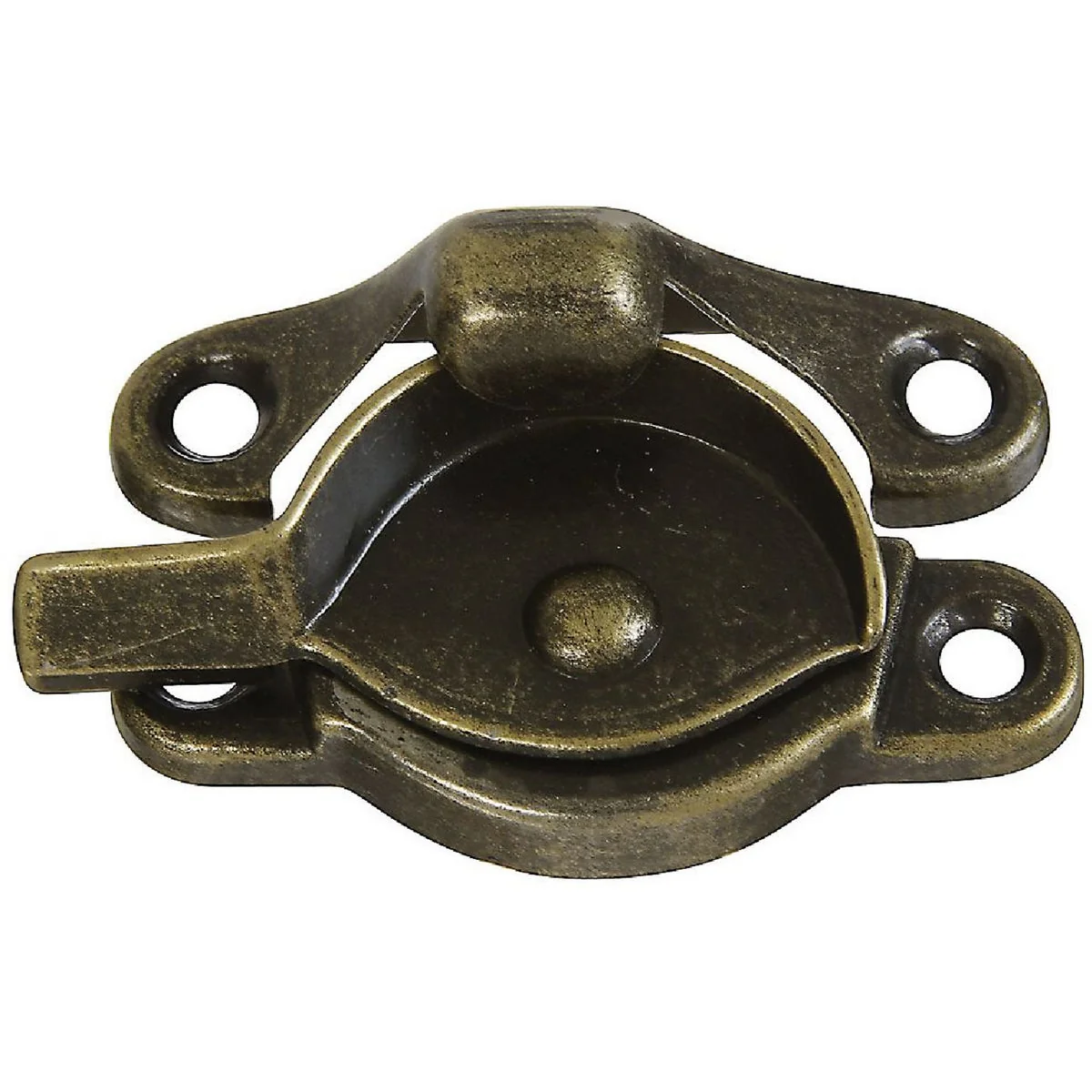 Fast National Antique Brass 7 8 In. Crescent Sash Lock Recyclable