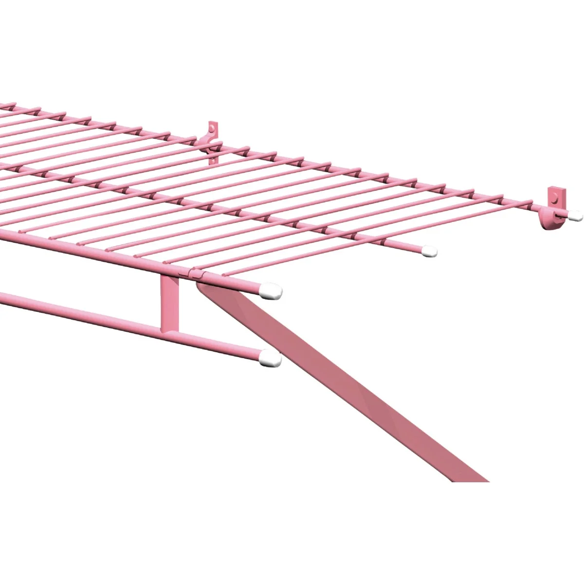 Elite Closetmaid White Wire Shelving End Cap Easy-to-Use