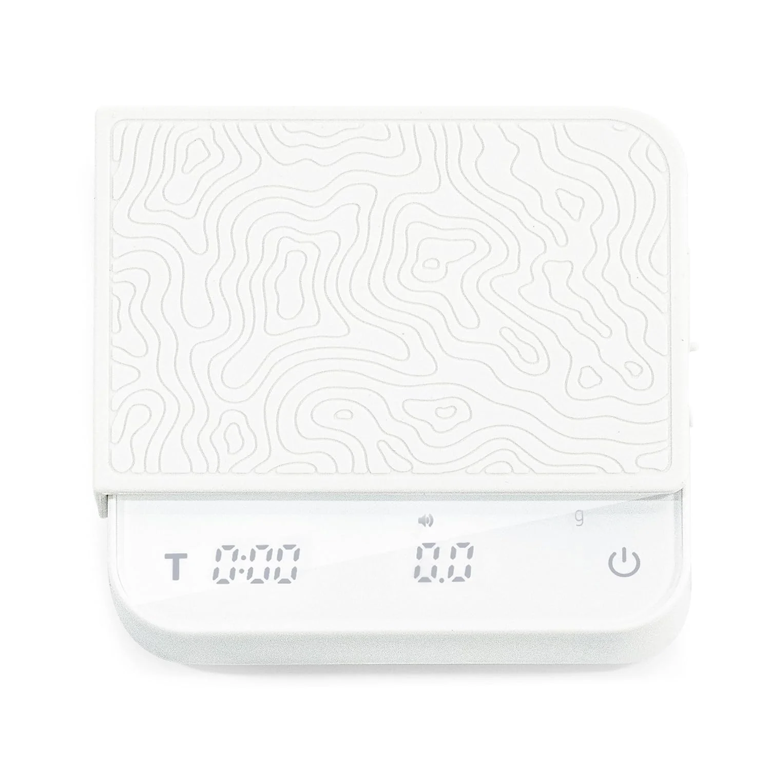 Responsible Mini Coffee Scale with Timer – Digital Barista Weight Scale with Designer-Patterned Tamper Mat 0.1g High Precision Powerful