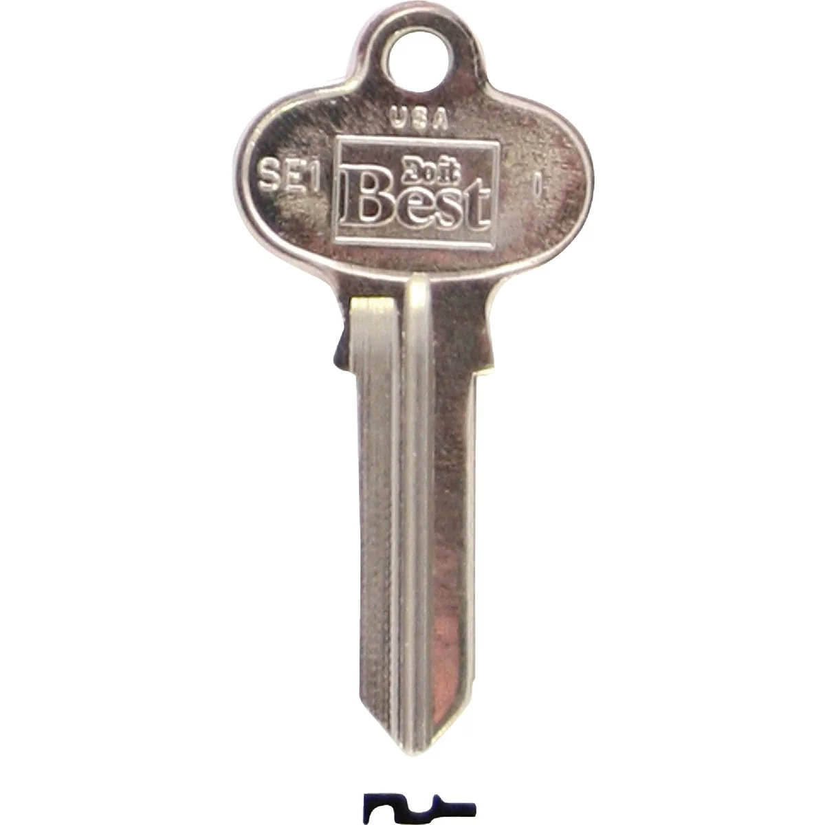 High-Grade Do it Segal Nickel Plated House Key SE1 10-Pack Functional
