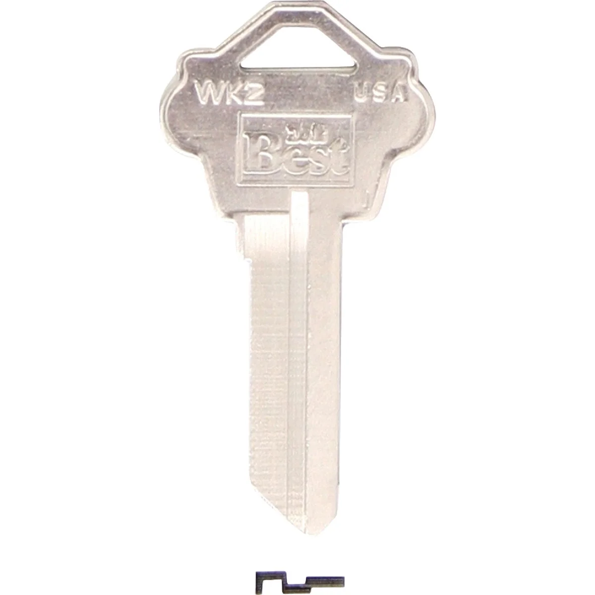 Eco-Friendly Do it Weslock Nickel Plated House Key WK2 10-Pack Recyclable
